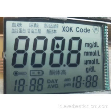 Mencerminkan tampilan LCD medis